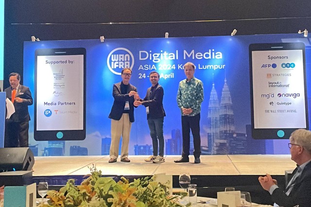 kumparan menang penghargaan WAN-IFRA Digital Media Awards 2024. Foto: Anton William/kumparan