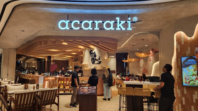 Suasana store Acaraki di Grand Indonesia, East Mall, Jakarta (24/4/2024). Foto: Azalia Amadea/Kumparan