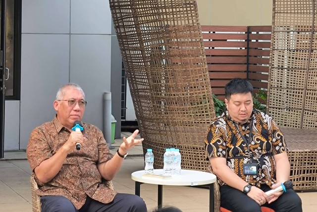 Direktur Bulog, Bayu Krisnamurthi saat media gathering di Kantor Bulog Jakarta, Kamis (25/4/2024). Foto: Akbar Maulana/kumparan