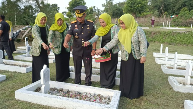 Upacara Tabur Bunga, Lapas Batu Peringati Hari Bakti Pemasyarakatan Ke-60