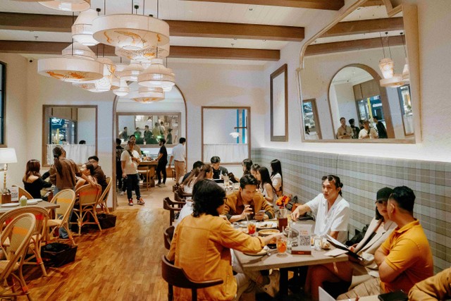 Aneka hidangan dan suasana di restoran baru Markette di mal Kota Kasablanka, Jakarta (24/4/2024) Foto: Dok.Markette