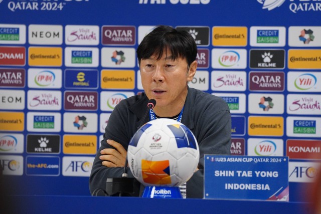 Pelatih Timnas U-23 Indonesia, Shin Tae-yong. Foto: PSSI
