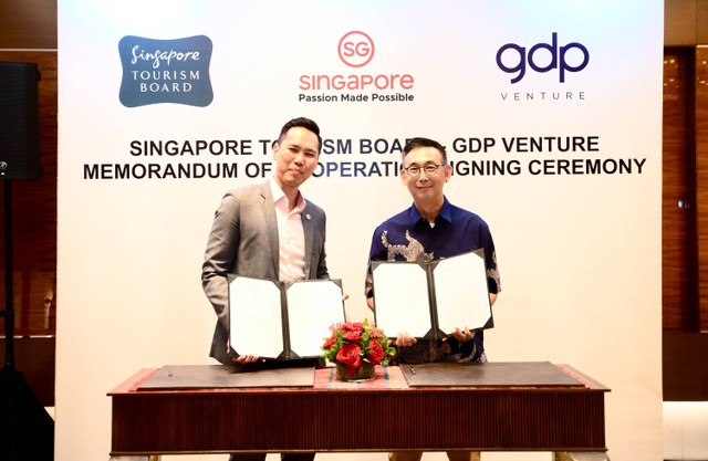  Singapore Tourism Board (STB) lanjutkan kemitraan dengan GDP Venture, hadirkan teknologi berbasis AI untuk mudahkan wisatawan Indonesia saat berkunjung ke Singapura.

 Foto: Dok: Singapore Tourism Board