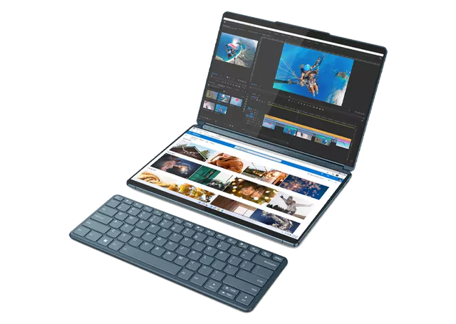 Ilustrasi laptop Lenovo terbaru. Foto: Lenovo 