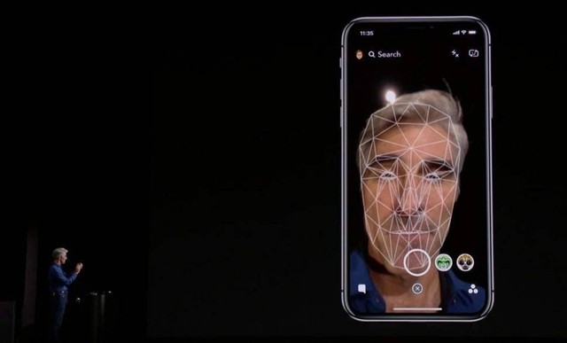 Ilustrasi Face ID iPhone. Foto: Apple 