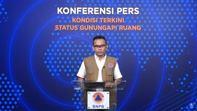 Kepala Pusat Data, Informasi dan Komunikasi Kebencanaan BNPB, Abdul Muhari. Foto: Youtube/ BNPB Indonesia