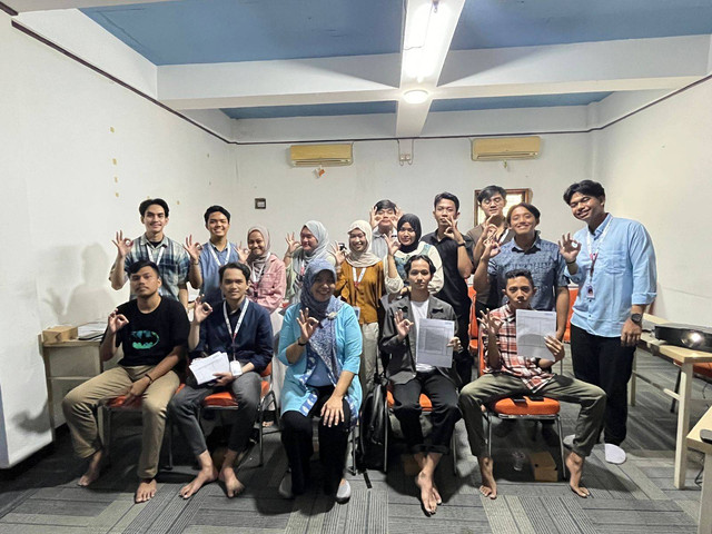 OK OCE Indonesia dan HR Academy dalam pelatihan carrer path di kantor HR Academy Indonesia, Jakarta Timur