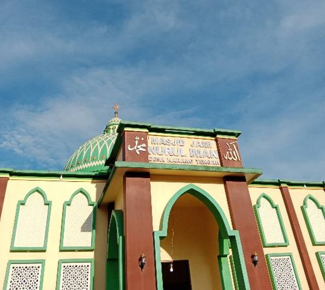 Masjid Nurul Iman Desa Karangtengah, Kec. Cilongok, Kab. Banyumas, Jawa Tengah, Rabu (10/4/2024) 06.35 WIB. Sumber : dokumen pribadi 