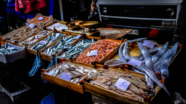 Pasar ikan di Jakarta, foto hanya ilustrasi, bukan tempat sebenarnya: Unsplash/Francesco Ungaro