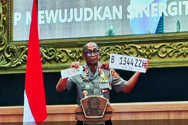 Dirregident Korlantas Polri Brigjen Yusri Yunus di Mabes TNI, Cilangkap, Jakarta Timur, Kamis (2/5/2024) Foto: Jonathan Devin/kumparan