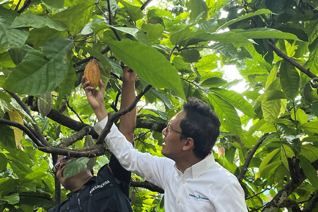 Direktur Pelaksana Pengembangan Bisnis LPEI Maqin Norhadi di Desa Nglanggeran, Gunung Kidul, Yogyakarta, Kamis (2/5/2024). Foto: Widya Islamiati/kumparan