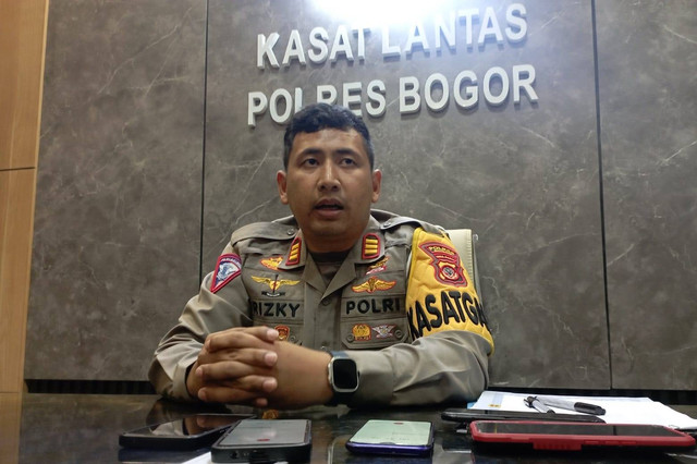 Kasatlantas Polres Bogor AKP Rizky Guntama. Foto: Dok. Istimewa