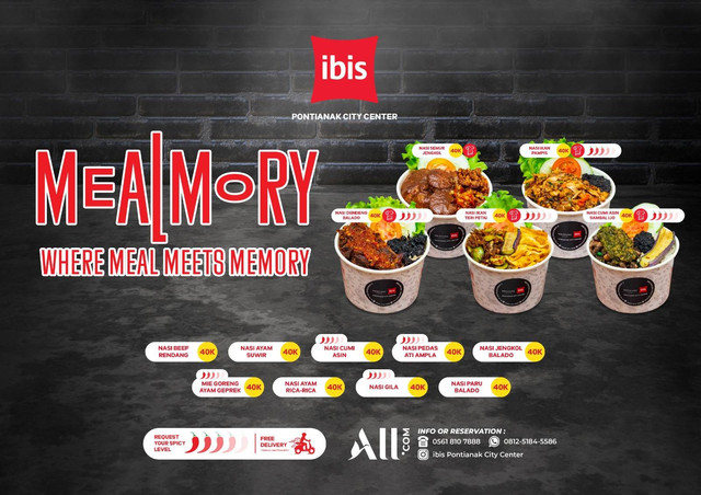 Menu Rice Bowl  Mealmory dari Hotel Ibis Pontianak. Foto: Dok. Hotell Ibis Pontianak