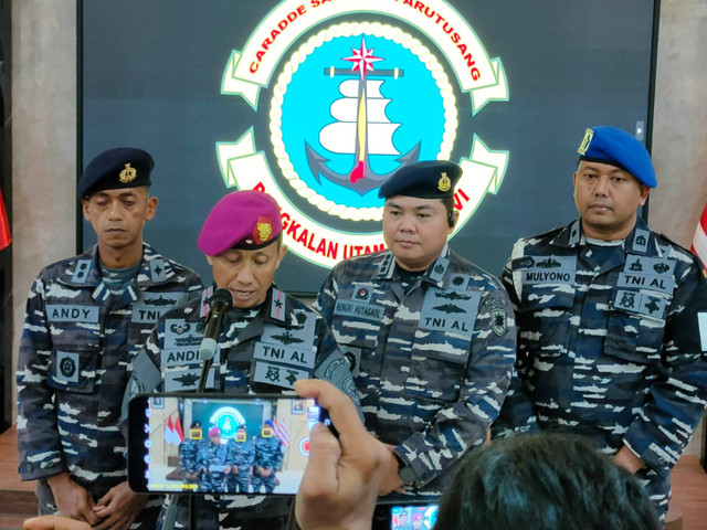 Konpers terkait penembakan anggota oleh TNI AL Foto: Dok. Istimewa