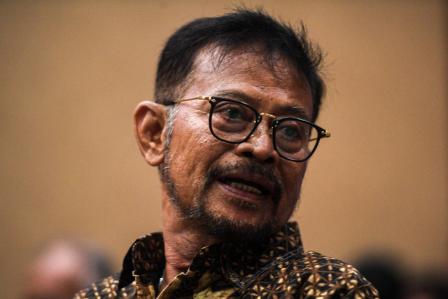 Terdakwa kasus pemerasan dan gratifikasi Syahrul Yasin Limpo bersiap menjalani sidang lanjutan di Pengadilan Tipikor, Jakarta, Senin (6/5/2024). Foto: Muhammad Adimaja/ANTARA FOTO