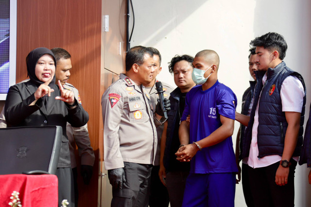 Tampang Irwan, gay yang bunuh teman kencan sesama jenisnya di Kabupaten Boyolali Jawa Tengah.  Foto: Dok Polda Jateng