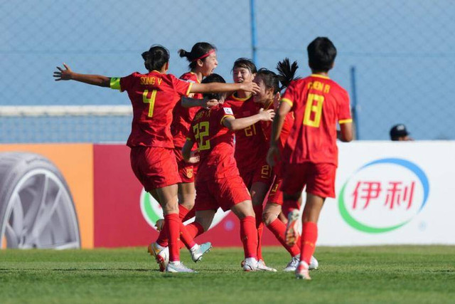 China mengalahkan Australia di Piala Asia Wanita U-17 di Bali. Foto: Dok AFC