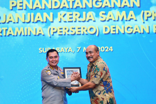 Pertamina Dan Polri Tanda Tangani Kerja Sama Pengamanan Objek Vital ...