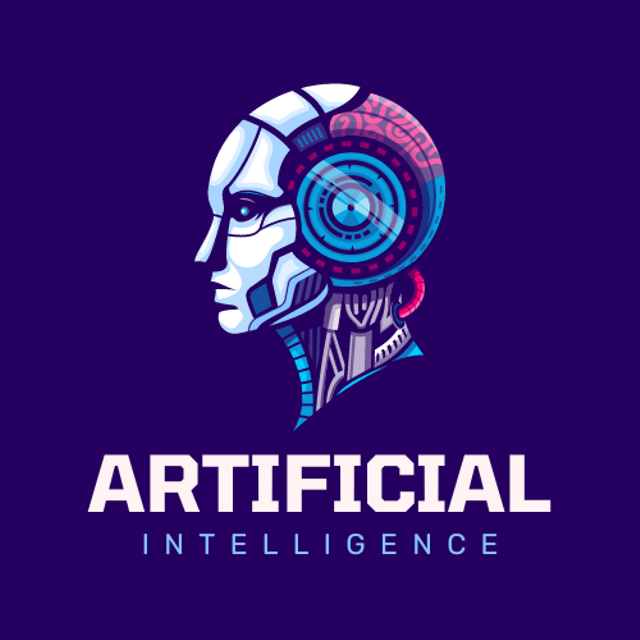 Illustrative 3D Robot Artificial Intelligence by canva.com