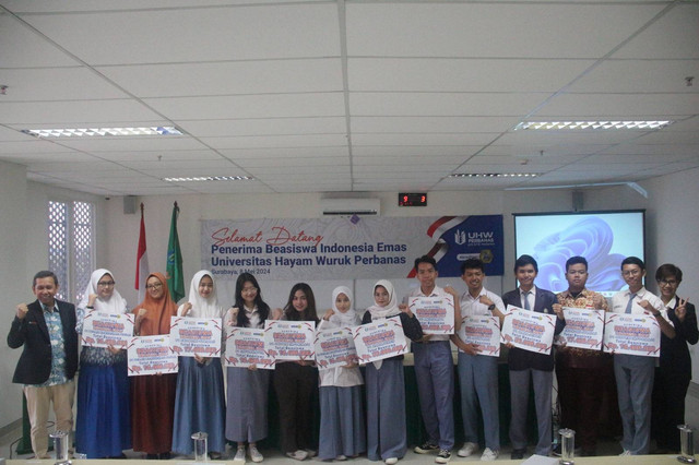 Para penerima Beasiswa Indonesia Emas.