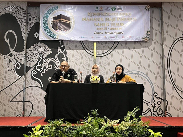 Konferensi pers Manasik Haji Khusus. Foto: M Wulan