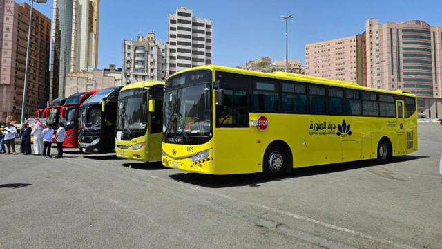 Bus Shalawat ramah lansia di Makkah, Selasa (7/5/2024). Foto: Dok. Kemenag RI