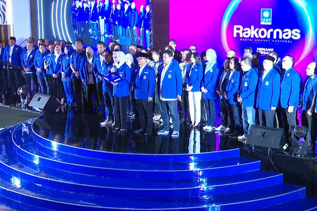 Deklarasi dukungan 38 Ketua DPW PAN se-Indonesia untuk Zulkifli Hasan. Foto: Dok Youtube PAN TV