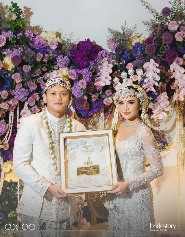 Pernikahan Mahalini dan Rizky Febian. Foto: Dok. Bridestory