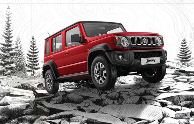 Foto Spesifikasi Suzuki Jimny 5 Pintu. Sumber: suzuki.co.id