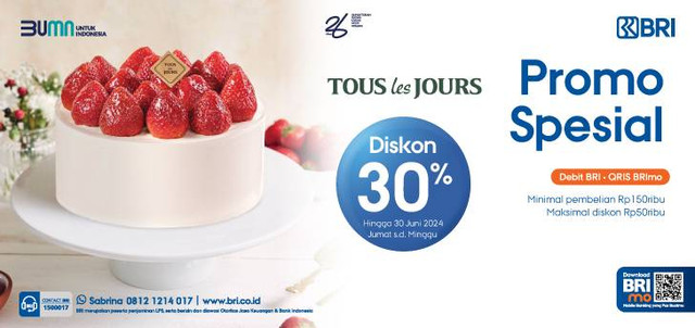 Promo BRI di Tous Les Jours. Dok. BRI