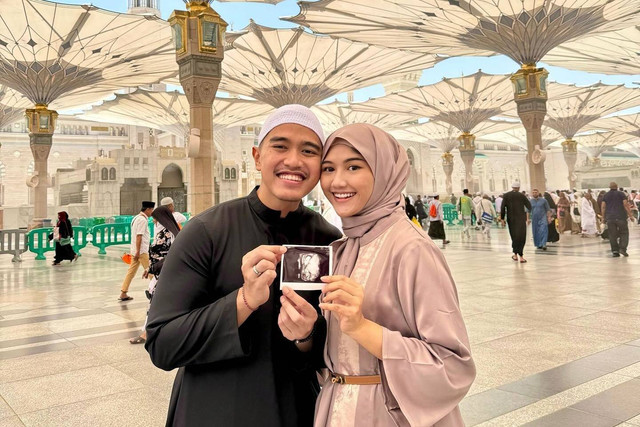 Kaesang umumkan Erina Gudono hamil anak pertama. Foto: Instagram/@kaesangp