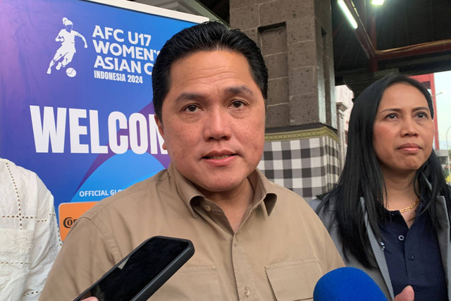 Ketua PSSI Erick Thohir. Foto: Aji Nugrahanto/kumparan