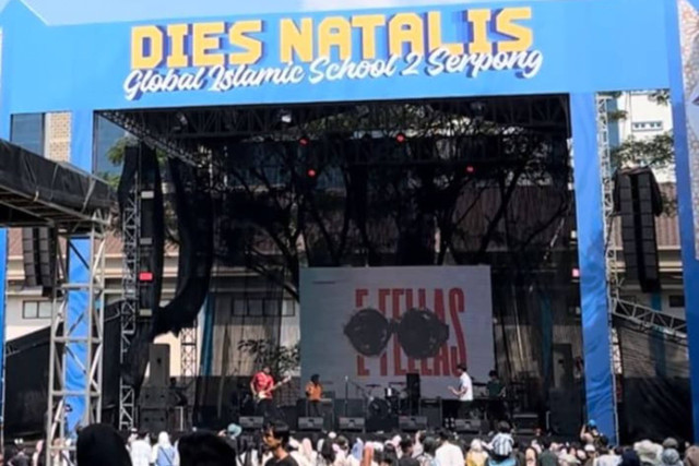 Dies Natalis Global Islamic School yang dimeriahkan Maliq & D'Essentials dan Tulus. Foto: Dok. Alethea Carissa