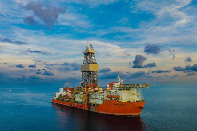 West Capella Drillship yang digunakan untuk pengeboran sumur eksplorasi laut dalam  Foto: Dok. SKK Migas