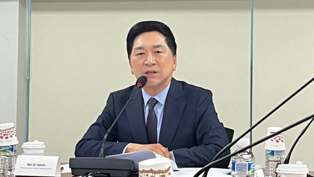 Anggota Majelis Nasional Korea Selatan dan Mantan Ketua Partai People Power Party, Kim Gi Hyeon. Foto:  Retyan Sekar Nurani/kumparan