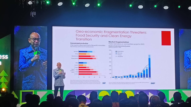 Chatib Basri dalam acara Grab Business Forum 2024 di Grand Ballroom Hotel Kempinski, Selasa (14/5). Foto: Ave Airiza Gunanto/kumparan