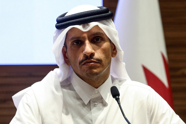 Perdana Menteri Qatar Sheikh Mohammed bin Abdulrahman Al-Thani. Foto: Karim Jaafar / AFP