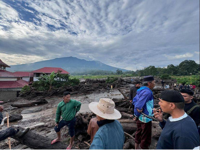 Banjir Bandang di Sumatera Barat. Sumber: Penulis
