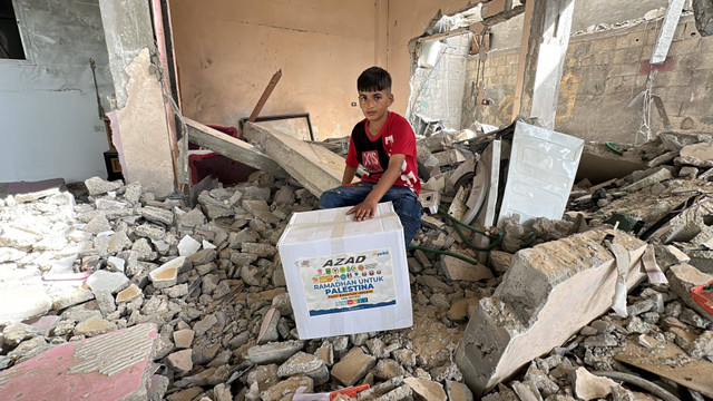 Warga Gaza di Kamp Rafah: Jazakumullahu Khair Indonesia Selalu bersama Kami