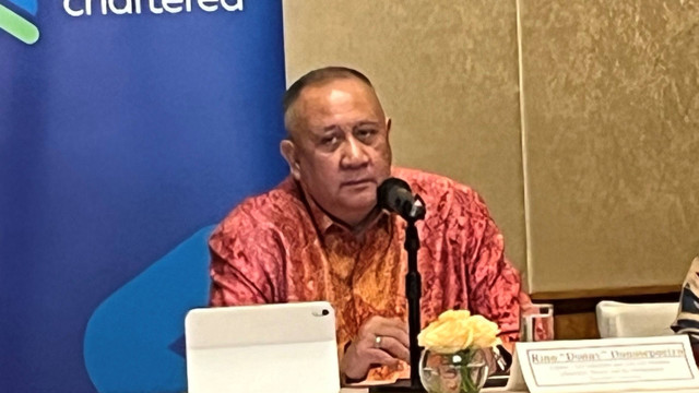 Vice Chairman ASEAN & President Commissioner Indonesia Standard Chartered, Rino Donny Donosepoetro di Jakarta, Kamis (16/5/2024). Foto: Widya Islamiati/kumparan