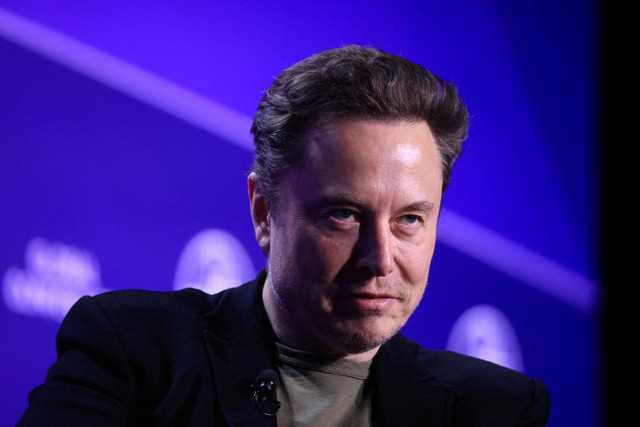 Elon Musk saat Konferensi Global Milken Conference 2024 di The Beverly Hilton di Beverly Hills, California, AS, 6 Mei 2024. Foto: REUTERS/David Swanson