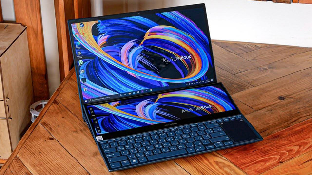 Laptop untuk coding, ASUS ZenBook Pro Duo 15 OLED. Foto: ASUS