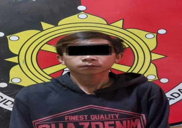 Sang ayah berinisial PI yang tega cekik dan banting bayinya di Empat Lawang. (ist)