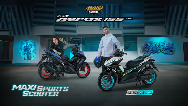 Spesifikasi Yamaha Aerox 2024 Terlengkap. Foto Hanya Ilustrasi. Sumber foto: www.yamaha-motor.co.id