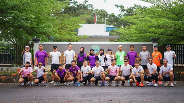 Kegiatan Komunitas Kawan Lari Lampung. | Foto: Ist