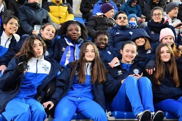 Tim sepak bola wanita Como 1907 yang mentas di Serie D Liga Wanita Italia. Foto: Dok. comofootball.com