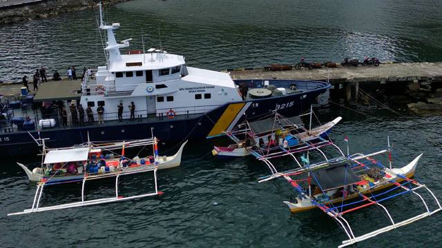 Kapal Pencuri Ikan yang tertangka di Perairan Indonesia tepatnya di Melonguane, Talaud, Sulawesi Utara.