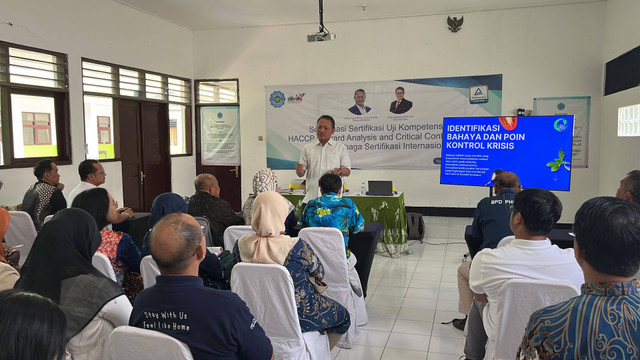 Sosilasasi pentingnya HACCP di AKPARDA, Yogya, Sabtu (18/5). Foto: Dok. Istimewa