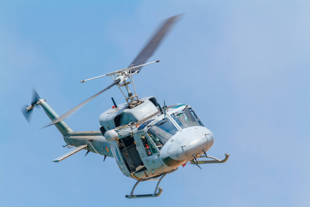 Ilustrasi Helikopter Bell 212. Foto: Shutterstock