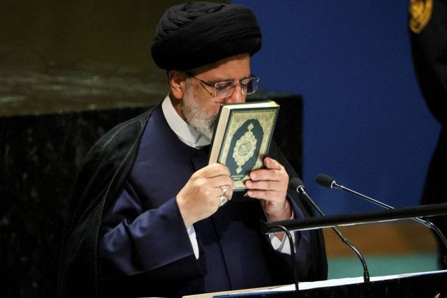 Presiden Iran Ebrahim Raisi. Foto: Brendan McDermid/ REUTERS